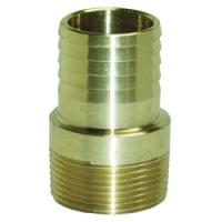 WATER SOURCE MA125NL Pipe Adapter 1-1/4 in MNPT x Barb Brass