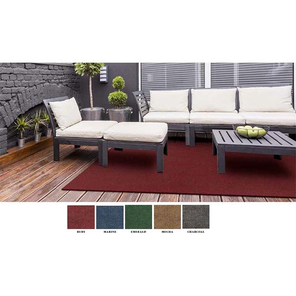 6 in x 8 ft Ind/Out Needle Punch Rug