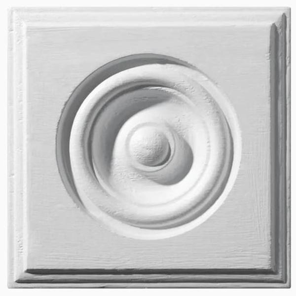 Bullseye Rosette 7/8x3-3/4