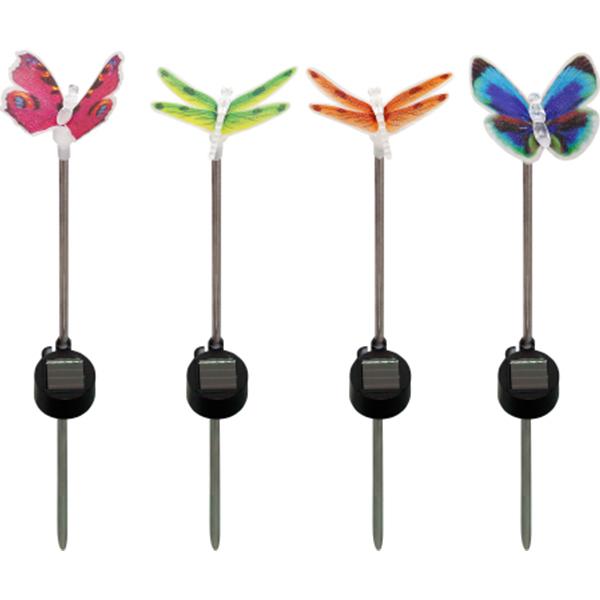 Solar Butterfly/Dragonfly Stake with LED Lights