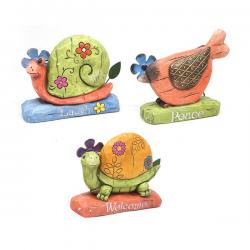 Assorted Cement Animal Statues