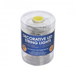 Silver Copper LED 60-Piece String Light