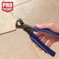 QEP 32036 Compound Tile Nipper 5/8 in Cutting Capacity 1 in L Jaw 1-3/4