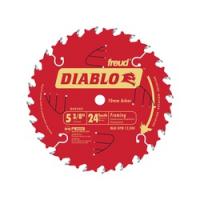 Diablo D0524X Circular Saw Blade 5-3/8 in Dia 0.393 in Arbor 24-Teeth