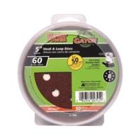 Gator 4345 Sanding Disc 5 in Dia 60 Grit Aluminum Oxide Abrasive Vented