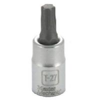 Master Mechanic 264309 Torx Bit Socket T27 Tip 1/4 in Drive