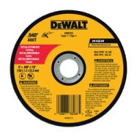 DeWALT DW8725 Cutting Wheel 6 in Dia 0.04 in Thick 7/8 in Arbor Very