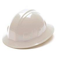 PYRAMEX SL HP24110-TV Hard Hat 4-Point Suspension HDPE Shell White
