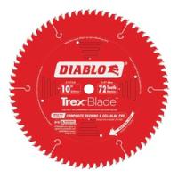 Diablo D1072CD Circular Saw Blade 10 in Dia 5/8 in Arbor 72-Teeth