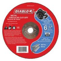 Diablo DBD065125L01F Cut-Off Wheel 6-1/2 in Dia 1/8 in Thick 5/8 in
