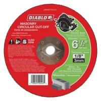 Diablo DBD065125L01C Cut-Off Wheel 6-1/2 in Dia 1/8 in Thick 5/8 in