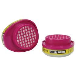 SAFETY WORKS SWX00325 Multi-Purpose Replacement Cartridge P100 Filter