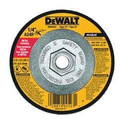 DeWALT DW4523 Grinding Wheel 4-1/2 in Dia 1/4 in Thick 5/8-11 in Arbor