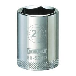 DeWALT DWMT86521OSP Drive Socket 21 mm Socket 1/2 in Drive 6-Point