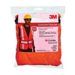 3M TEKK Protection 94625-80030T Safety Vest One-Size Fabric Fluorescent