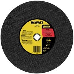 DeWALT HIGH PERFORMANCE DW8002 Chop Saw Wheel 14 in Dia 0.1094 in Thick 1