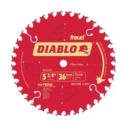 Diablo D0536X Circular Saw Blade 5-3/8 in Dia 0.393 in Arbor 36-Teeth