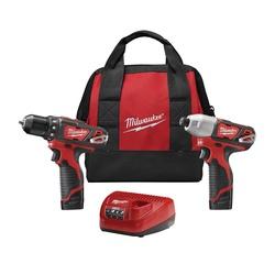 Milwaukee 2494-22 Two-Tool Combo Kit Battery Included Yes