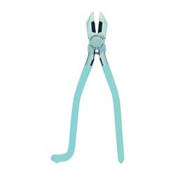 CHANNELLOCK 350S Iron Workers Plier 8-3/4 in OAL Blue Handle Ergonomic