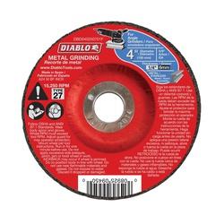 Diablo DBD040250701F Grinding Wheel 4 in Dia 1/4 in Thick 5/8 in Arbor