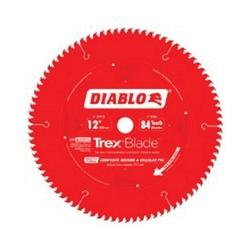 Diablo D1284CD Circular Saw Blade 12 in Dia 1 in Arbor 84-Teeth Carbide