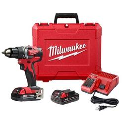 Milwaukee M18 2801-22CT Drill Driver Kit Kit 18 V Battery 2 Ah 1/2 in