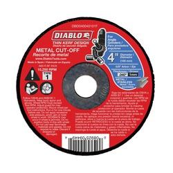 Diablo DBD040040101F Cut-Off Wheel 4 in Dia 0.04 in Thick 5/8 in Arbor