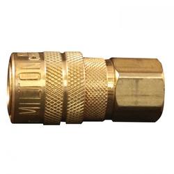 MILTON KWIK-CHANGE S-715 Coupler 1/4 in FNPT Brass
