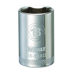 DeWALT DWMT86518OSP Drive Socket 18 mm Socket 1/2 in Drive 6-Point
