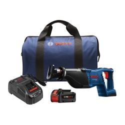 Bosch CRS180-B14 Reciprocating Saw Kit Kit 18 V Battery 6.3 Ah 1-1/8 in