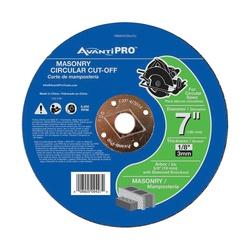 Avanti Pro PBD070125L01C Cut-Off Wheel 7 in Dia 1/8 in Thick 5/8 in
