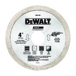 DeWALT DW4790 Tile Blade 4 in Dia 1/16 in Thick 5/8-11 Arbor