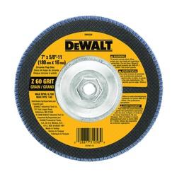 DeWALT DW8329 Flap Disc 7 in Dia 5/8-11 Arbor Coated 60 Grit Zirconium