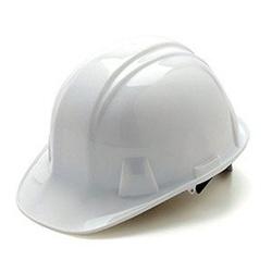 PYRAMEX SL HP14010-TV Hard Hat 4-Point Suspension HDPE Shell White
