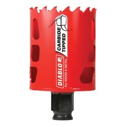 Diablo DHS2125CT GP Hole Saw 2-1/8 in Dia 2-3/8 in D Cutting 3/8 in