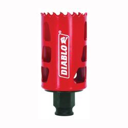 Diablo DHS1625 Hole Saw 1-5/8 in Dia 2-3/8 in D Cutting 3/8 in Arbor