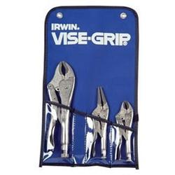 IRWIN VISE-GRIP 323S Locking Pliers Set 3-Piece Alloy Steel Silver