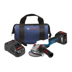 Bosch GWS18V-45PSCB14 Angle Grinder Kit Kit 18 V Battery 6.3 Ah 5/8-11