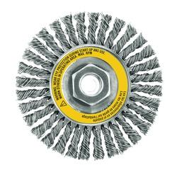 DeWALT DW49204 Wire Wheel Brush 4 in Dia 5/8-11 Arbor/Shank 0.02 in Dia