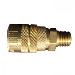 MILTON S-716 Coupler 1/4 in MNPT Brass