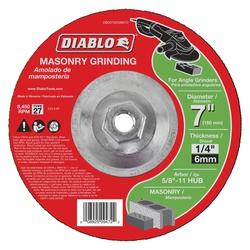 Diablo DBD070250B01C Grinding Wheel 7 in Dia 1/4 in Thick 5/8-11 in