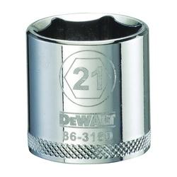 DeWALT DWMT86316OSP Hand Socket 21 mm Socket 3/8 in Drive 6-Point