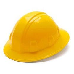 PYRAMEX SL HP24130-TV Hard Hat 4-Point Suspension HDPE Shell Yellow