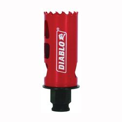 Diablo DHS1250 Hole Saw 1-1/4 in Dia 2-3/8 in D Cutting 3/8 in Arbor