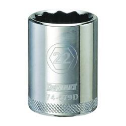 DeWALT DWMT74579OSP Drive Socket 22 mm Socket 1/2 in Drive 12-Point