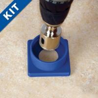 QEP 10569Q Hole Saw Kit 1-3/8 in Dia Diamond Cutting Edge