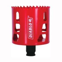 Diablo DHS2750 Hole Saw 2-3/4 in Dia 2-3/8 in D Cutting 3/8 in Arbor
