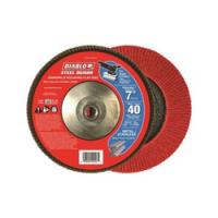 Diablo Steel Demon DCX070040B01F Flap Disc with Hub 7 in Dia 5/8-11 Arbor