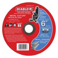 Diablo DBD060045101F Cut-Off Wheel 6 in Dia 0.04 in Thick 7/8 in Arbor