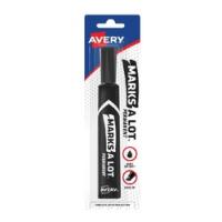 Avery Marks-A-Lot 17888 Permanent Marker Black Black Barrel